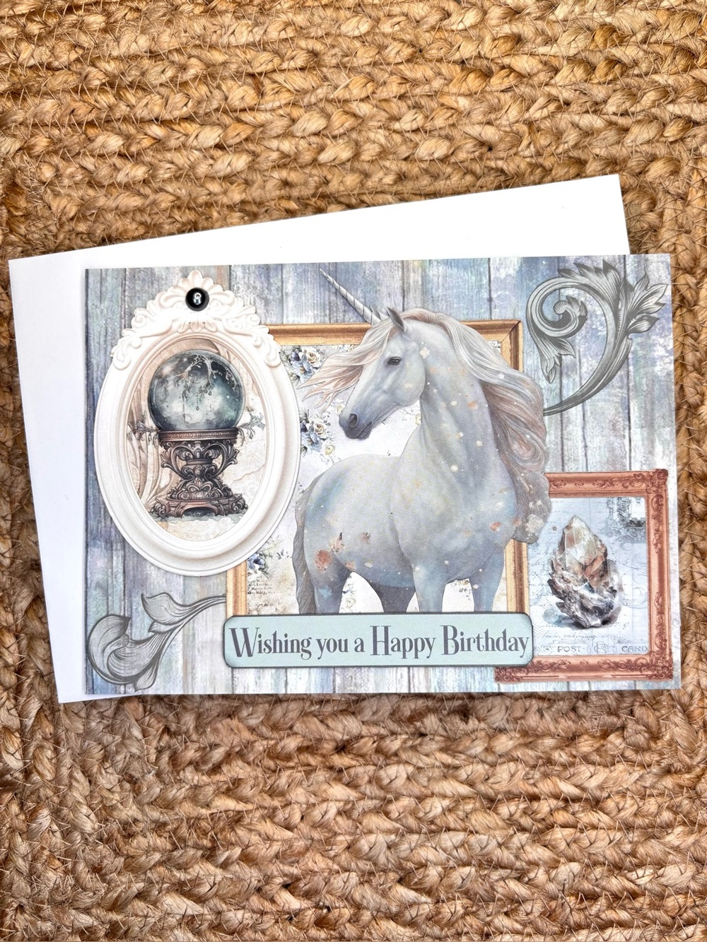 Handmade Unicorn Birthday Greeting Card